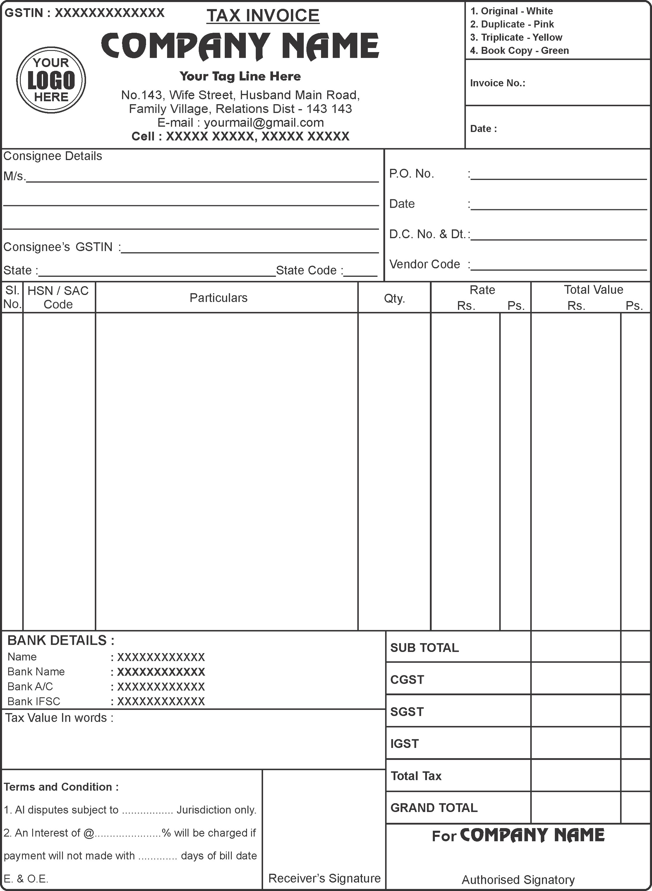 Tax Invoice